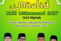 (pamflet perayaan maulid kerukunan keluarga mandar di Makassar yang akan berlangsung 11 Desember 2021)