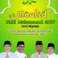 (pamflet perayaan maulid kerukunan keluarga mandar di Makassar yang akan berlangsung 11 Desember 2021)