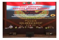 (Wakil Gubernur Sulawesi Barat (Wagub Sulbar), Enny Anggraeny Anwar menghadiri sekaligus membuka Rapat Satuan Tugas Sapu Bersih Pungutan Liar (Satgas Saber Pungli), foto: hms)