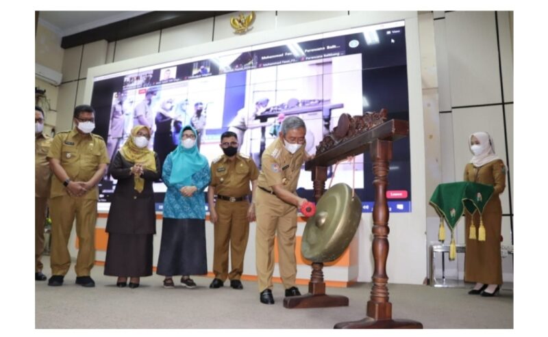 (Gubernur Sulbar Ali baal Masdar membuka Pelaksanaan Musyawarah Perencanaan Pembangunan (Musrenbang) Kabupaten Majene, foto: hms)