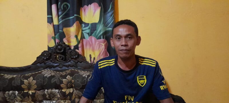 (Manager Tim Rante Mario FC, Anca Ngeluh Panpel tak Kunjung Beri Hadiah usai Timnya Juara Turnamen Sepak Bola Kecamatan Tommo, foto: Adm)