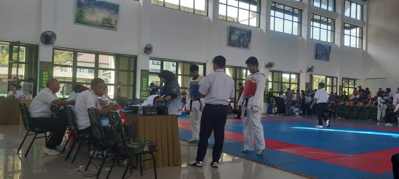 (Atlet Taekwondo berlaga di Porprov IV Sulbar, foto: adm)