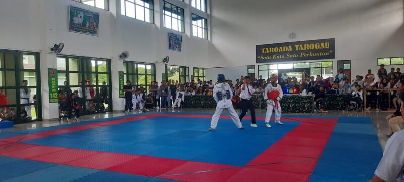 (Atlet taekwondo berlaga di Porprov IV Sulbar, foto: adm)