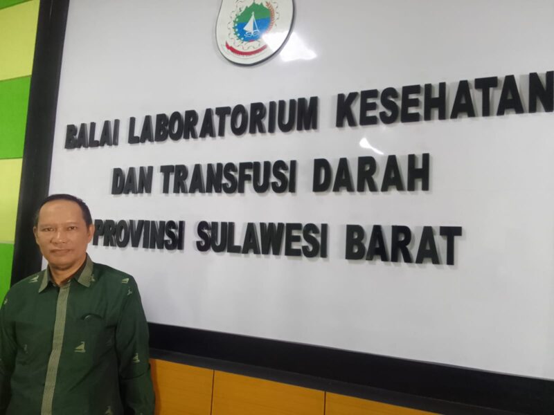 (Kepala Seksi Peningkatan Mutu Balai Labkes & TD Dinas Kesehatan Provinsi Sulawesi Barat, Aminuddin, foto: dok.ist)