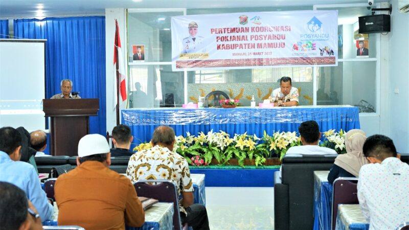 (Kadinkes Mamuju hadiri pertemuan Koordinasi Pokjanal Posyandu Kabupaten Mamuju, foto: dok.ist)