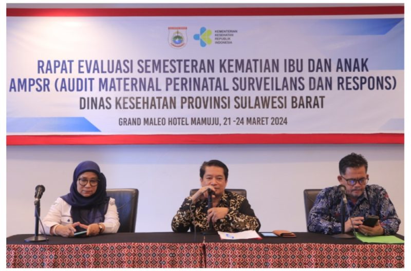 (Kadinkes Sulbar Asran Masdy hadiri rapat evaluasi kematian ibu dan anak, foto: dok.ist)