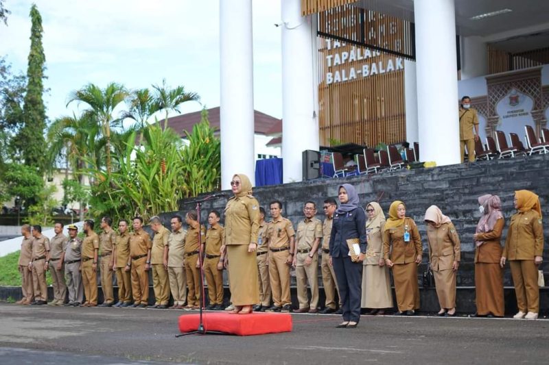 Apel Gabungan ASN Pemkab Mamuju, foto: dok.ist