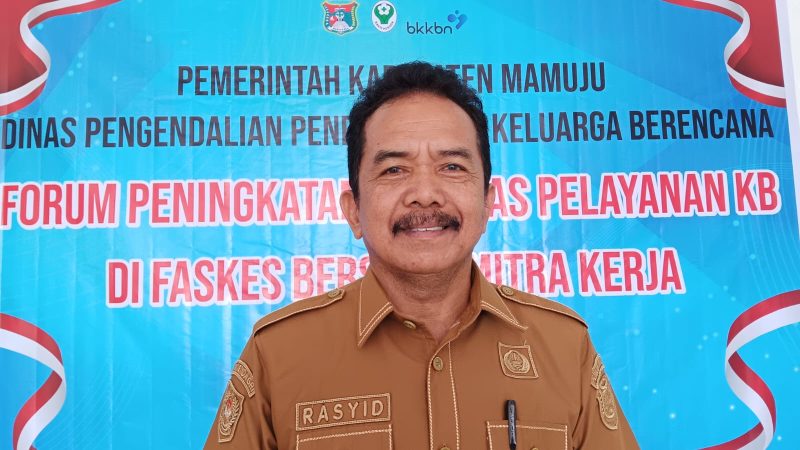 Plt Kepala DPPKB Mamuju Abdul Rasyid, dok.ist