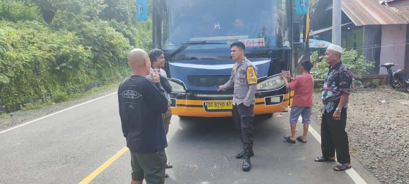 Polisi datangi TKP sopir ditikam, dok.ist