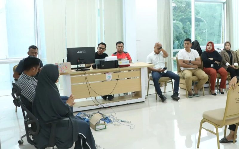 Rapat evaluasi Biro Umum Setda Sulbar, dok.ist