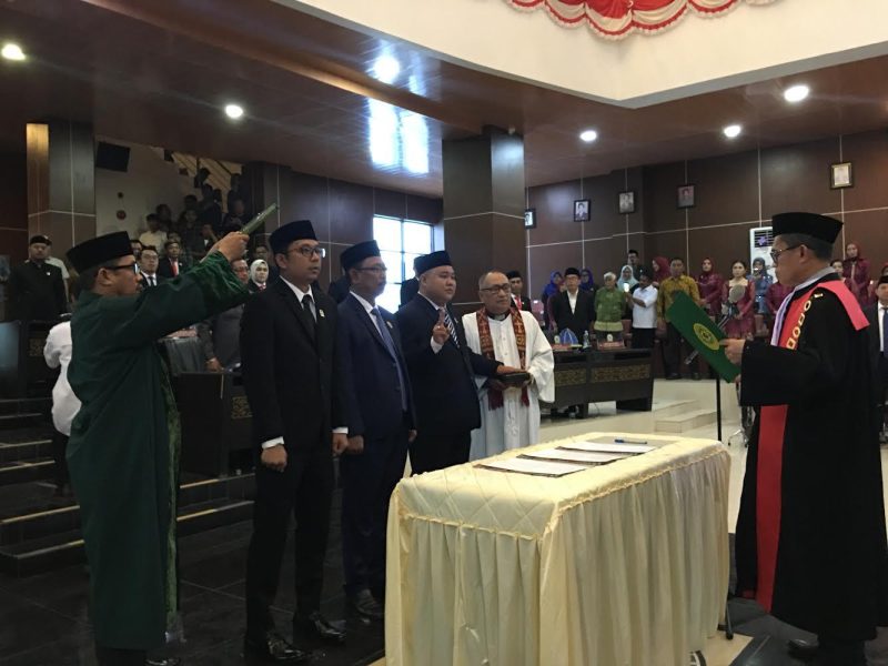 Pelantikan unsur pimpinan DPRD Mamuju, dok.ist