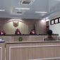 Komisioner KPU Mateng Imran Tri menjalani sidang di PN Mamuju, dok.istimewa