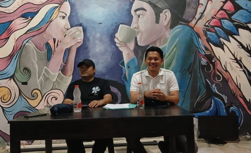 Tim pemenangan Andi Ricky Rosali menggelar konferensi pers, dok.ist