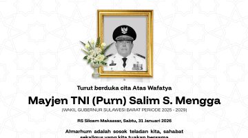 Sosok Teladan Itu Telah Pergi: Wakil Gubernur Sulbar, Salim S. Mengga, Meninggal Dunia