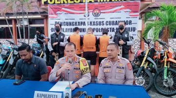 Polresta Mamuju Berhasil Ungkap 15 TKP Curanmor
