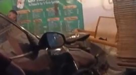 Mobil Fortuner tabrak warung di Mamuju, dok.ist