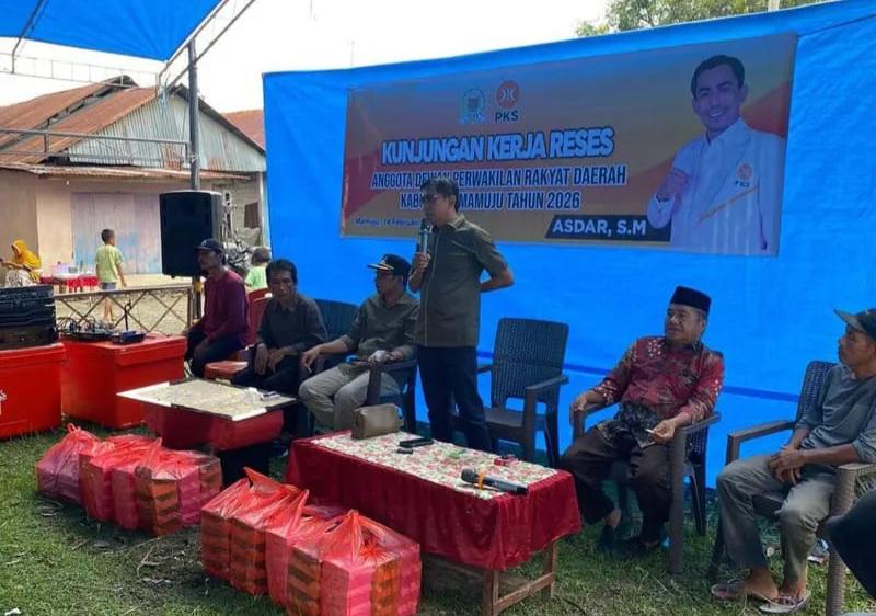 Anggota DPRD Mamuju Asdar reses di Tapalang, dok.istimewa
