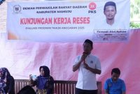 Anggota DPRD Kabupaten Mamuju dari Fraksi PKS, Firmadi Abd Rahim, menggelar kegiatan reses di Lingkungan Galung, dok.istimewa