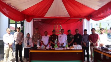 Kapolres Mateng Hadiri Pemusnahan Barang Bukti Perkara Pidana Umum yang Inkrah di Kejari Mamuju