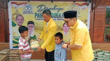 Memperingati Hut Golkar Ke 62, Andi Irwan Zainuddin: Memperkuat Komitmen Pengurus dan Kader dalam Pengabdian Kemasyarakat.