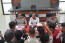 Polda Sulbar merilis kasus penyalahgunaan narkoba. Dokumen istimewa