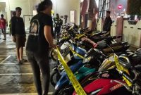 Polresta Mamuju sita 21 motor berknalpot brong, dok.istimewa